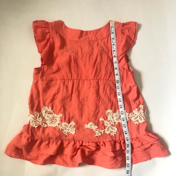 Anthropologie Floreat Embroidered Ruffle Top - Picture 8 of 8